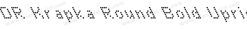 DR Krapka Round Bold Upright Obliq字体转换